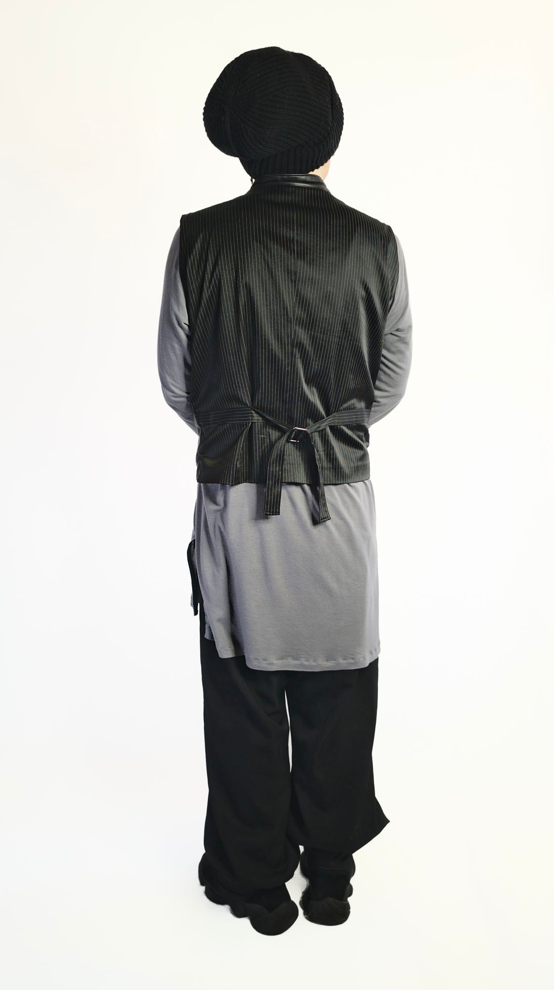 Lambskin Two Row Buttons Vest