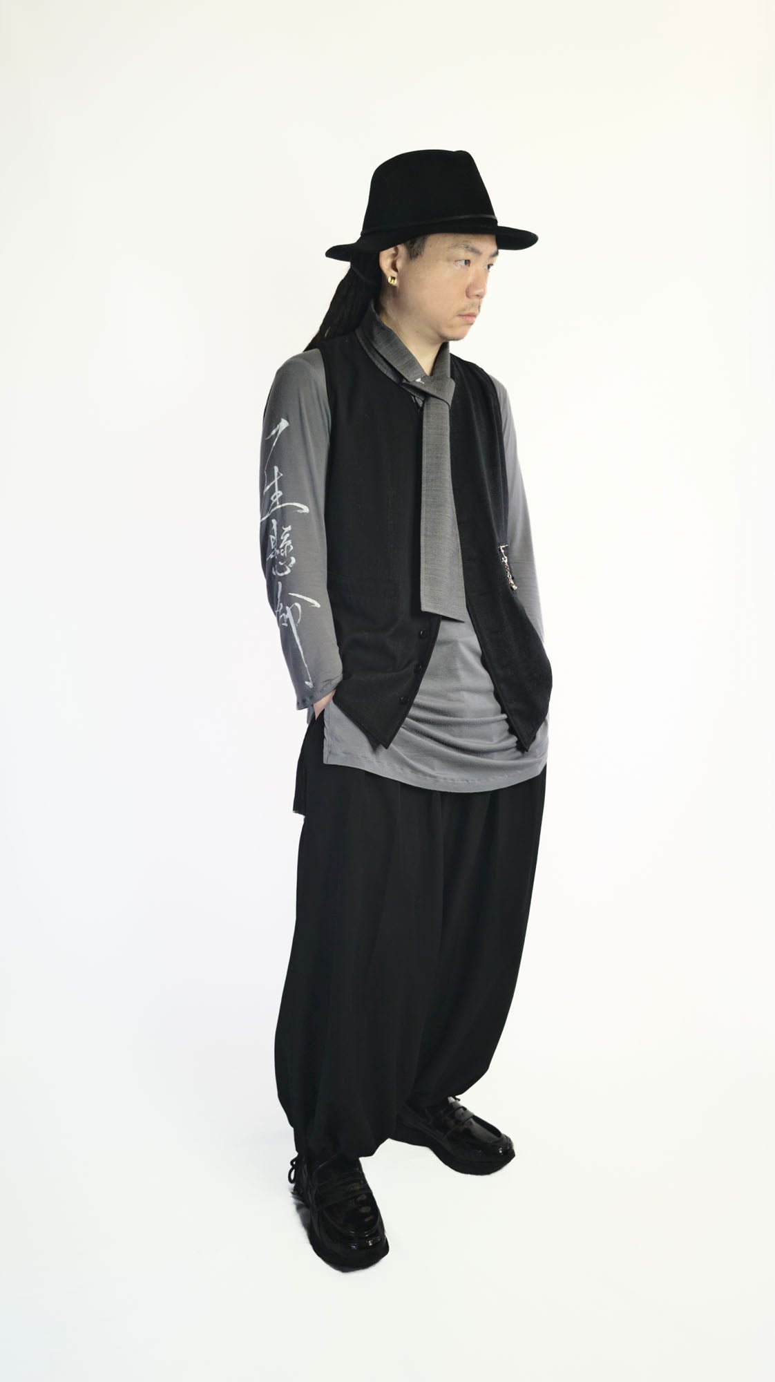 Neck Warmer Tie- Gray