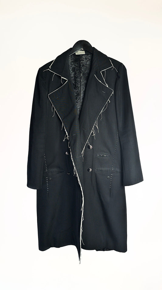 Trench-coat à col Napoléon