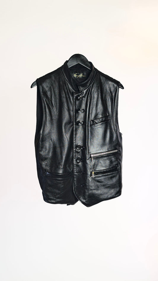 Gilet en agneau à double boutonnage