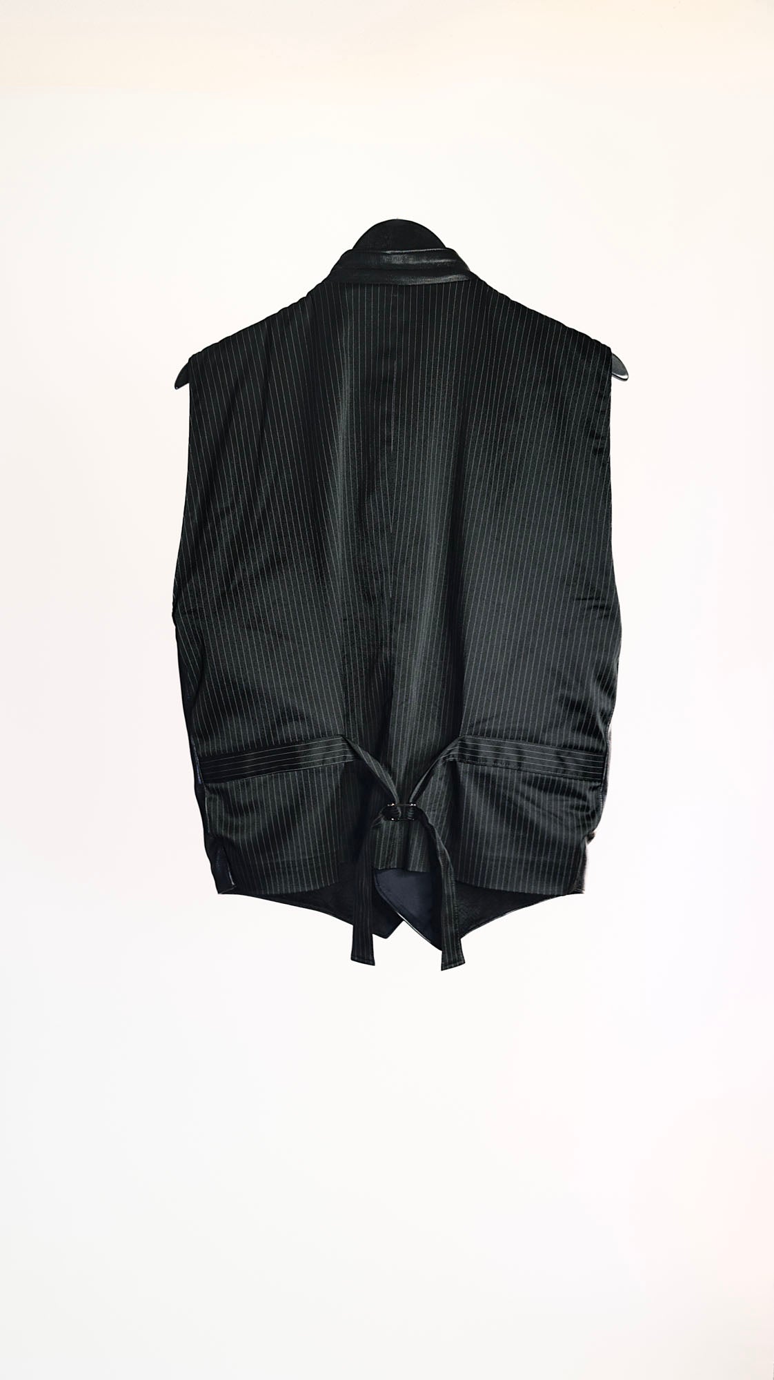 Lambskin Two Row Buttons Vest