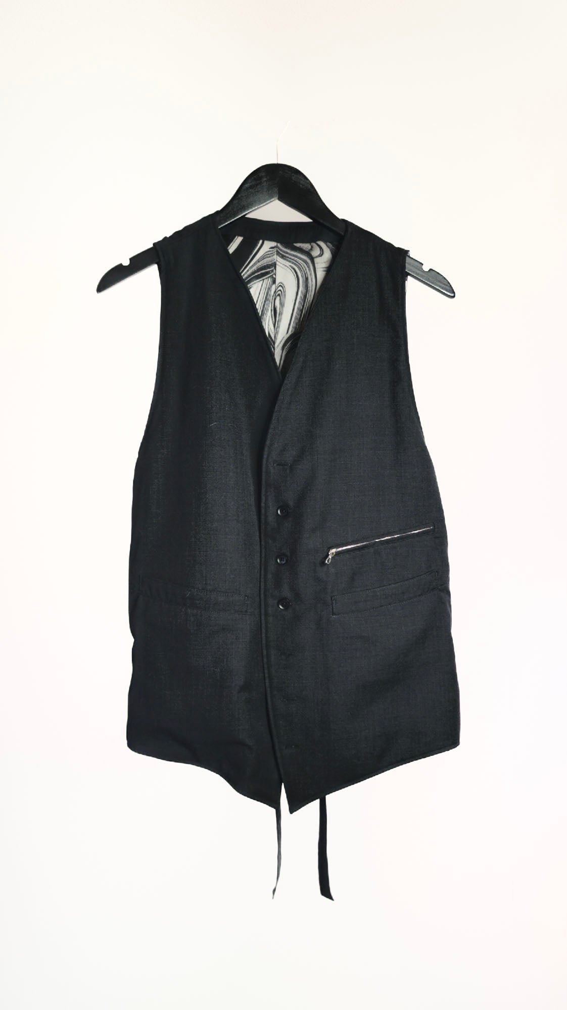 Gilet utilitaire en laine